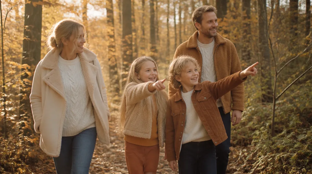 Familj på lovaktivitet